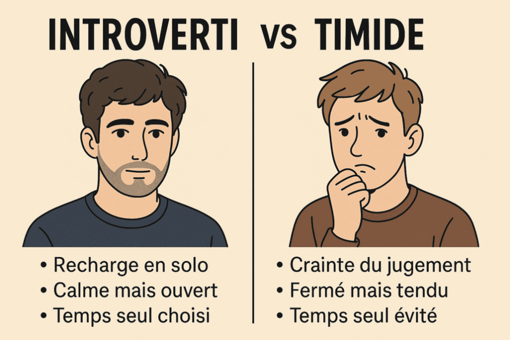 10 qualités personne introvertie : introverti vs timide
